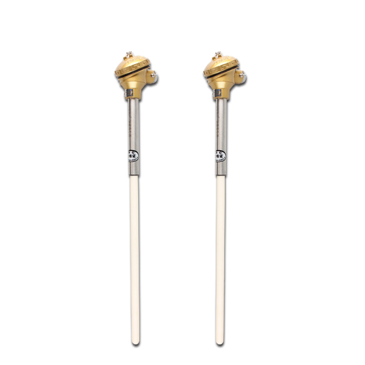 S Type Pt-Rh Platinum Rhodium Thermocouple with Ceramic Probe