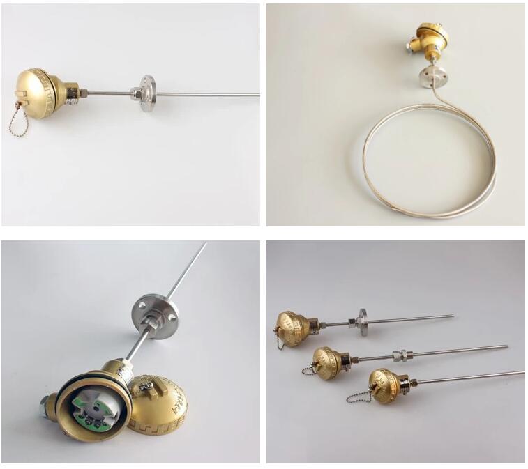 flange armored thermocouple