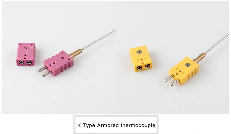 k type Mineral insulated Thermocouple with connector