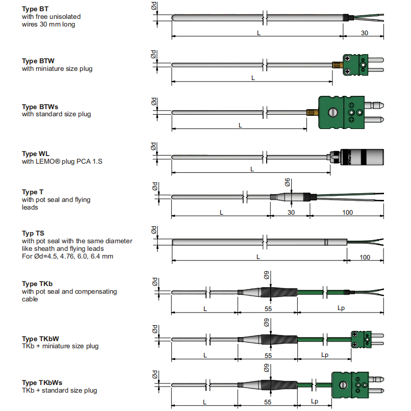 Armored Thermocouple