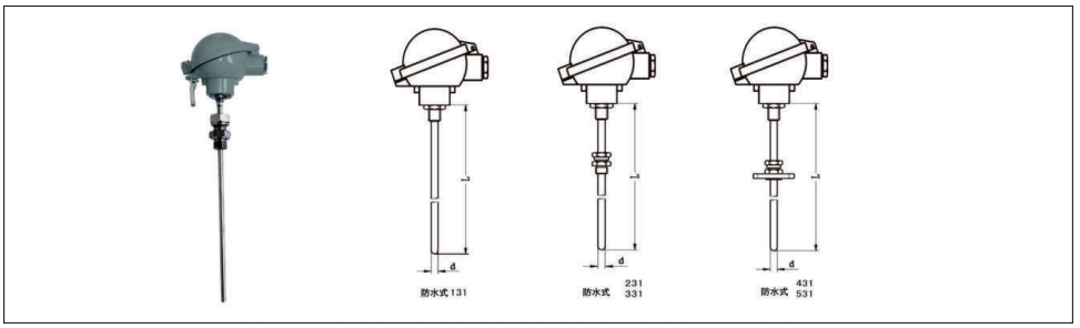armored thermocouple